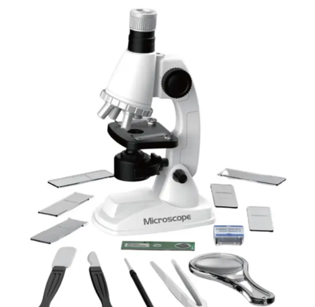 MICROSCOPE ÉDUCATIF POUR ENFANTS AVEC ACCESSOIRES